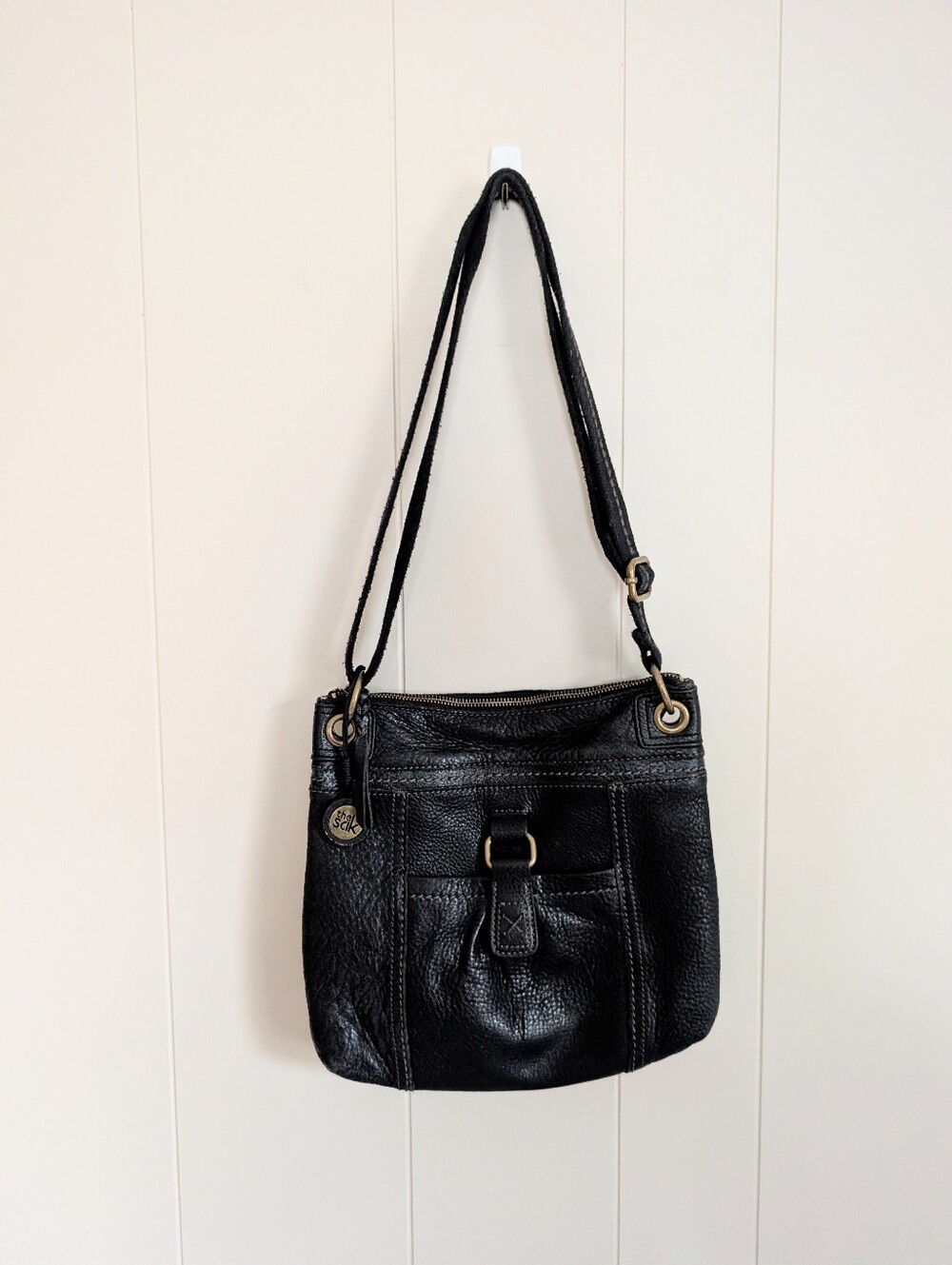 The Sak Kendra Pebbled Leather Crossbody Purse